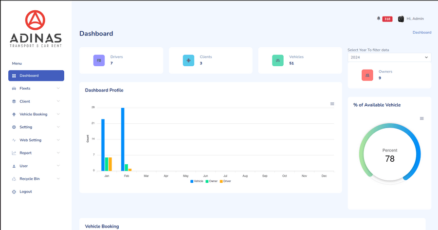 Adinas Fleet Management System